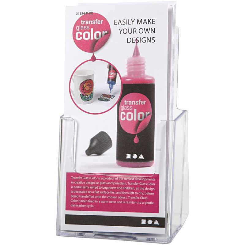 Prospekthalter, Größe 110x80x200 mm, 1 Stk [HOB-93064]