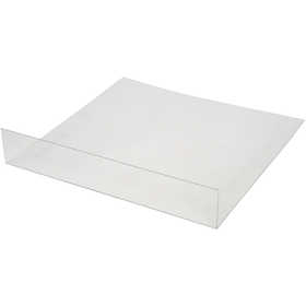 PET Platte, Größe 375x380 mm, Transparent, 1 Stk [HOB-93231]