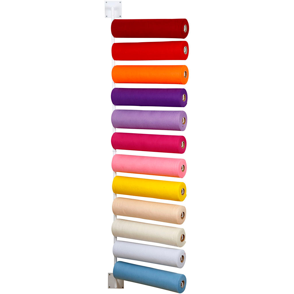 Wandregal für Bastelfilz, H 1550 mm, B 450 mm, 1 Set [HOB-93233]