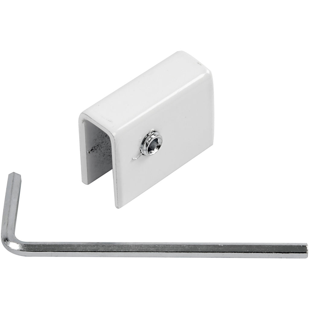 Aufbau-Satz, H 22 mm, T 11 cm, B 32 mm, Weiß, 1 Stk [HOB-93269]