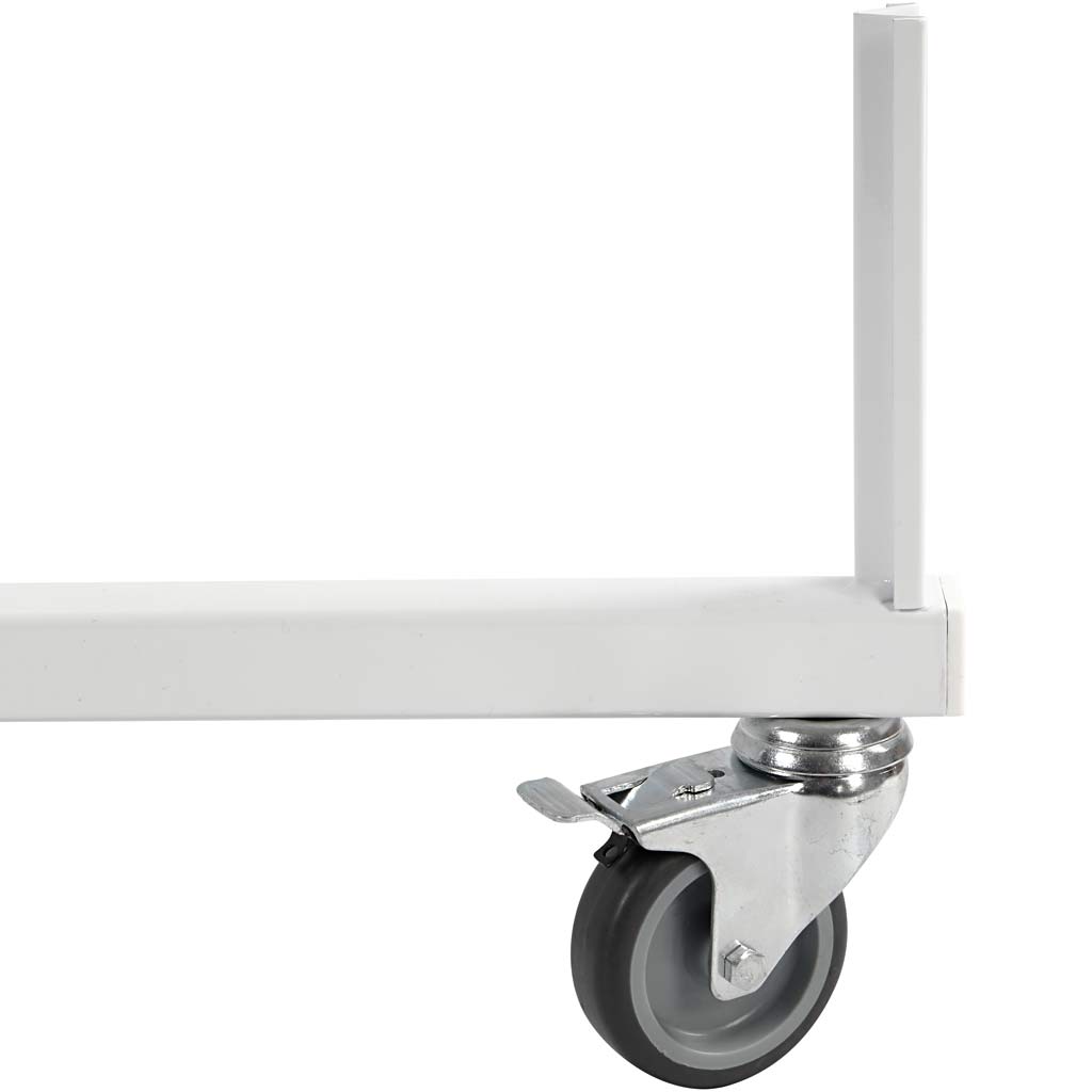 Rahmen-Endstück, H 280 mm, T 50 cm, B 815 mm, Weiß, 1 Stk [HOB-93270]