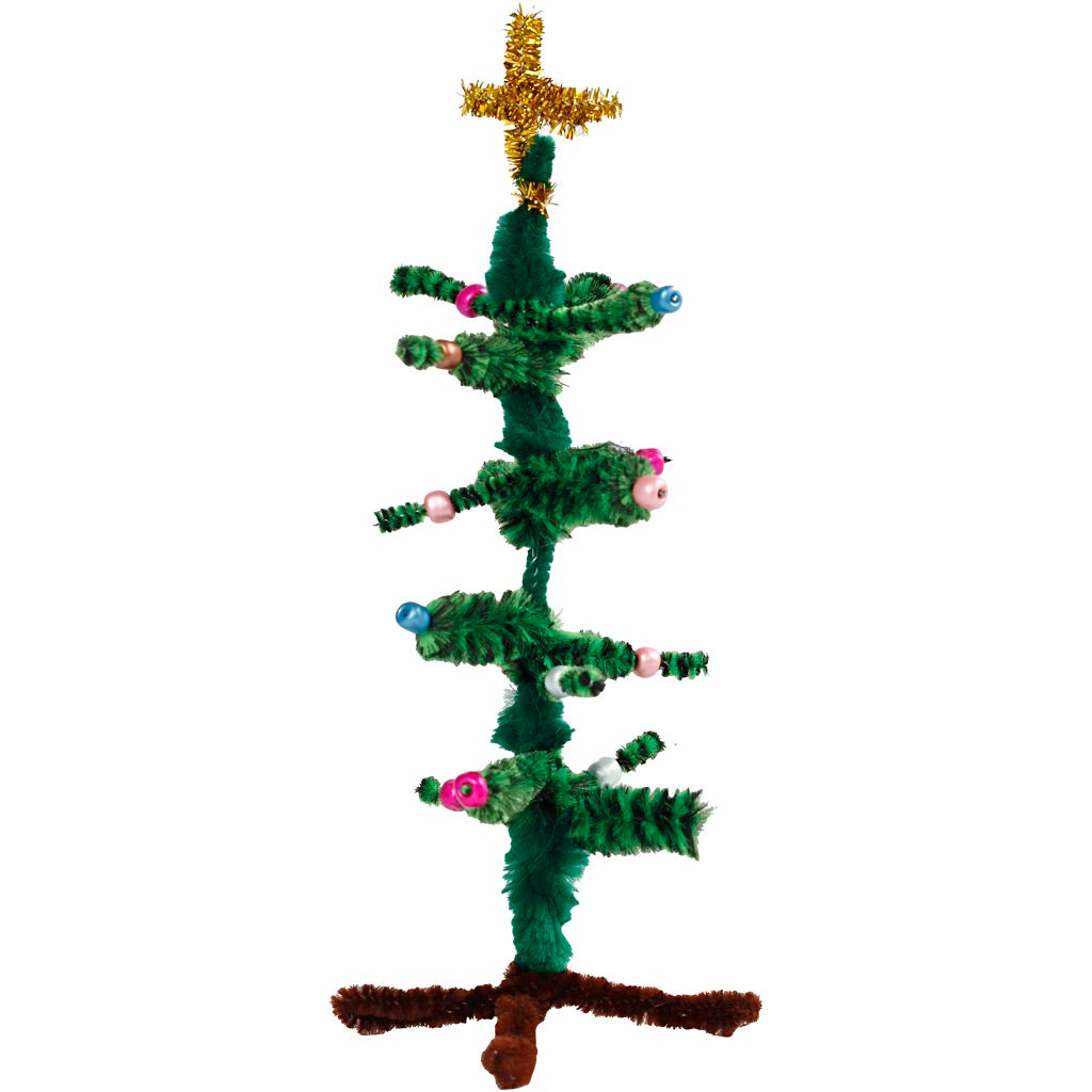 Basteln mit Klammern und Pfeifenreinigern, Sortierte Farben, 1 Set [HOB-97434]