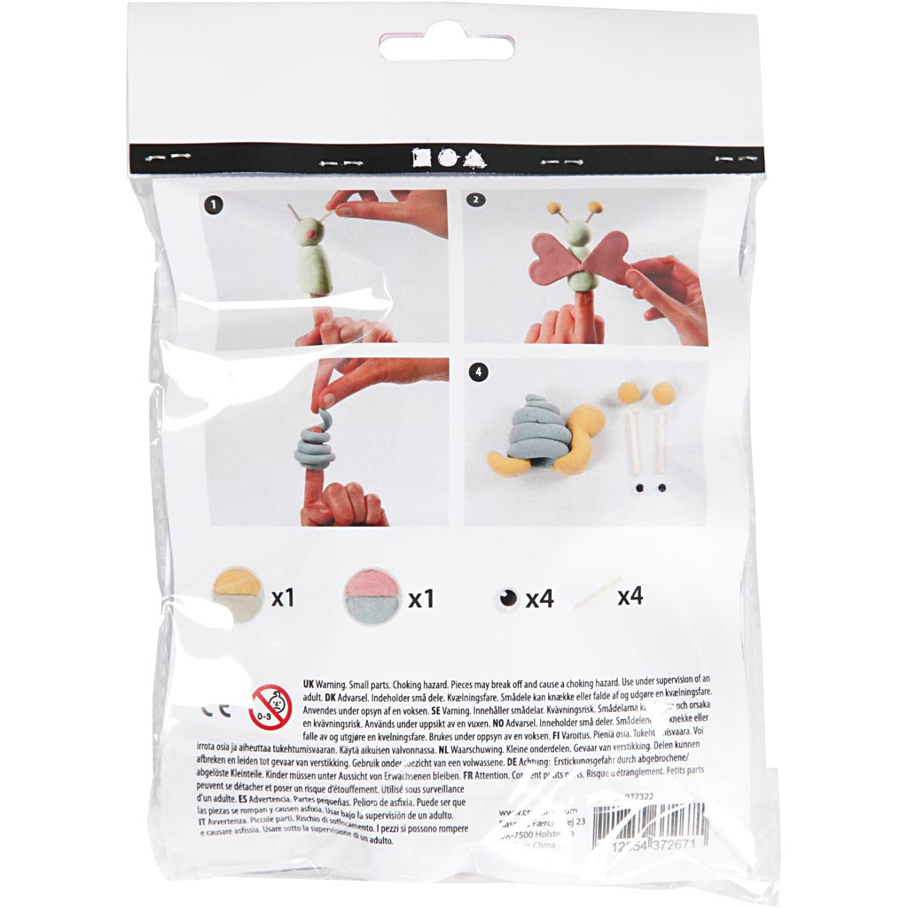 Mini Kreativ Set, Fingerpuppen, 1 Pck [HOB-977322]