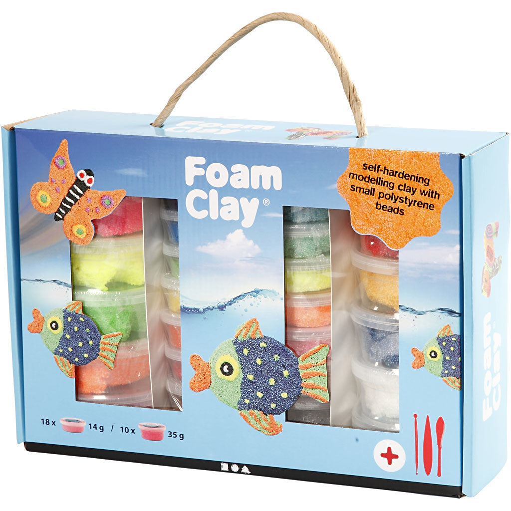 Foam Clay® Geschenkbox, Sortierte Farben, 1 Set [HOB-98112]