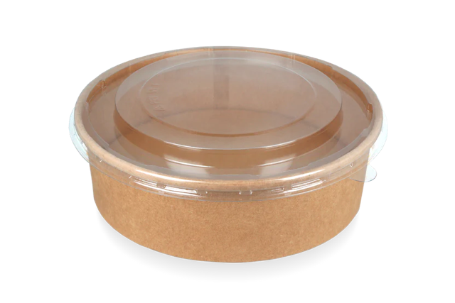 Deckelsalat Poke Schale 900ml-1300ml Ø18,4cm transparent stapelbar (300 Stück) [TK-9987010]