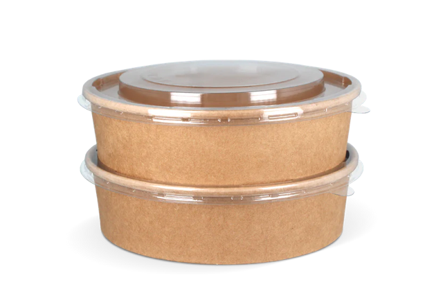 Deckelsalat Poke Schale 900ml-1300ml Ø18,4cm transparent stapelbar (300 Stück) [TK-9987010]