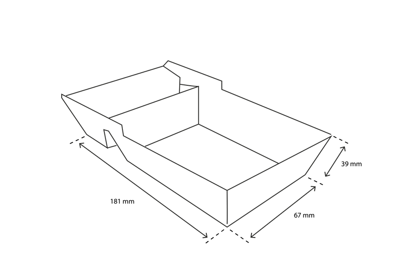 Pommesschalen A22 (A9+1) kraft (600 Stück) [TK-9987057]