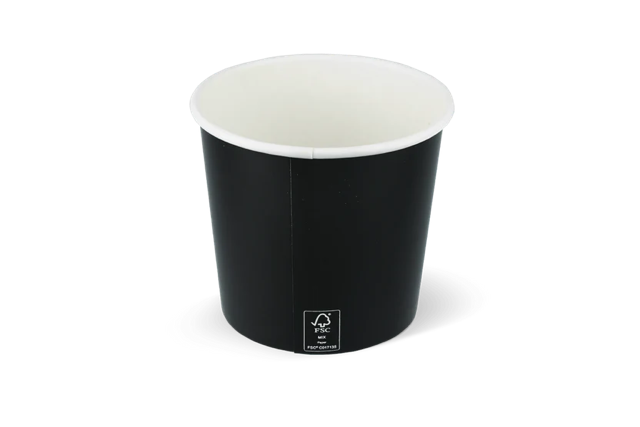 Ice cream cup Carton 360ml Ø9 cm 12oz Black FSC®Mix (1.000 pcs)