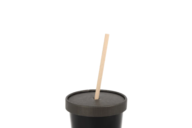 Strohhalme Papier naturel 0,6x23cm (100 Stück) [TK-9987225]