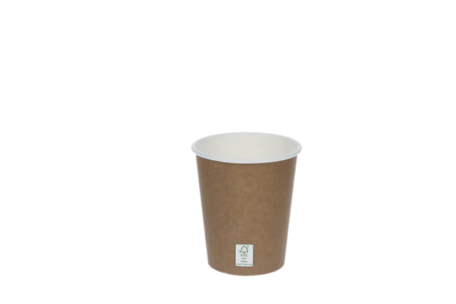 Coffee Cup 230cc 8oz Ø8 cm FSC®Mix kraft Brown (1.000 pcs)