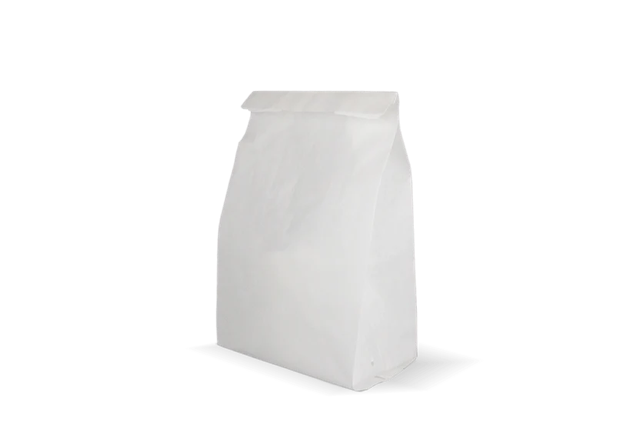 Snack-Tüten gelocht Papier (2 Teich) 16x10x31 cm weiß 45gr (1.100 Stück) [TK-9987489]