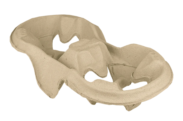 Trageschale für 2 cups Recycelter Karton (480 Stück) [TK-9987574]