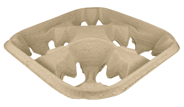 Trageschale für 4 cups Recycelter Karton (220 Stück) [TK-9987575]