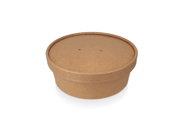 Salad Poke Schale 500ml 20oz Ø14,8x4,6cm kraft (300 Stück) [TK-9987582]