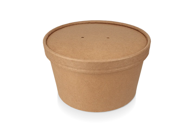 Salad Poke Schale 1000ml 32oz Ø14,8x7,8 cm kraft (300 Stück) [TK-9987589]