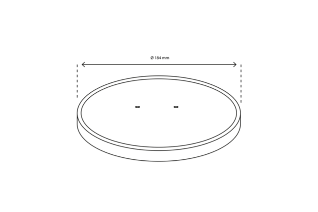 Deckelsalat Poke Schale 900-1300ml Ø18,4cm weiß (150 Stück) [TK-9987596]