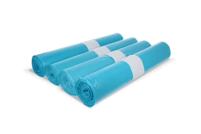 Garbage bags 120 liter 80x110cm 10 Rolls with 20 bags blue (200 bags)