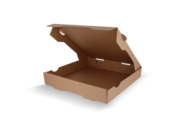 Pizzakartons 24x4x24cm Kraftbraun (100 Stück) [TK-9987693]