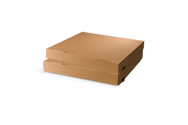 Pizzakartons 24x4x24cm Kraftbraun (100 Stück) [TK-9987693]