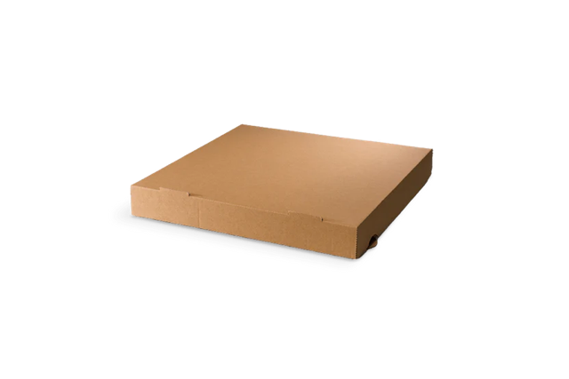 Pizzakartons 24x4x24cm Kraftbraun (100 Stück) [TK-9987693]