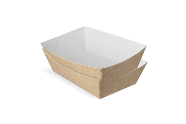 Pommesschalen A9 kraft/weiß (400 Stück) [TK-9987892]