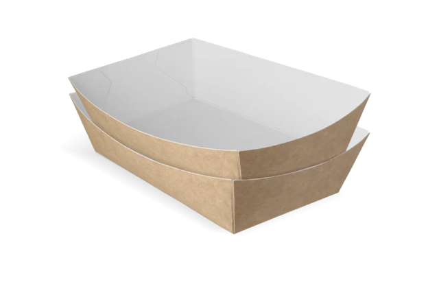 Pommesschalen A14 kraft/weiß (400 Stück) [TK-9987894]