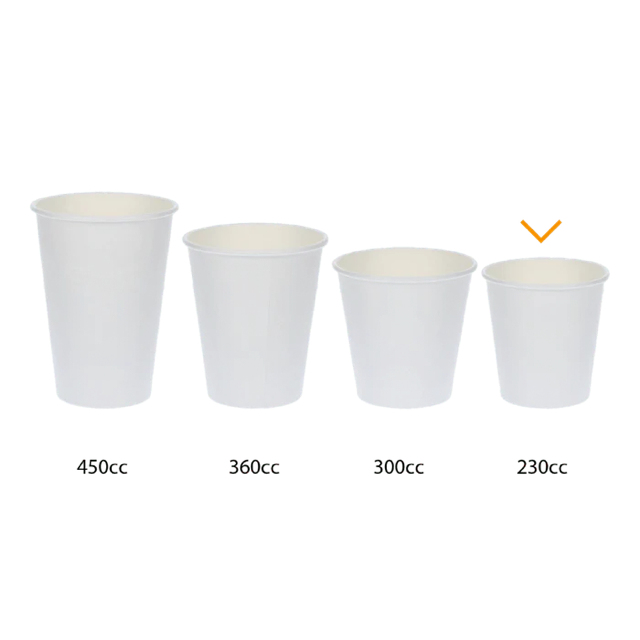 Kaffeetasse Karton 230cc 8oz Ø8 cm gestreift (1.000 Stück) [TK-9987930]