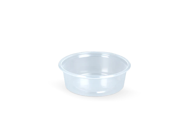 Round container PP 50cc Ø7 cm transparent (1.000 pcs)