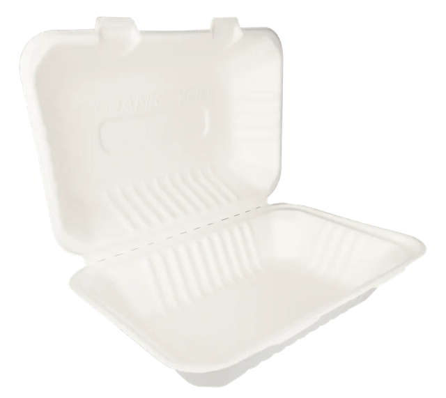 Menübox 1-Fächer Zuckerrohr 15,5x8,3x23 cm IP10 (500 Stück) [TK-9988190]