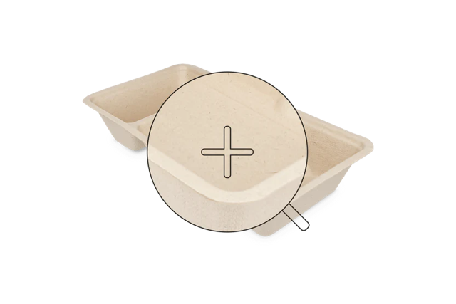 Pommesschalen A23 (A7+1) Zuckerrohr (500 Stück) [TK-9988307]