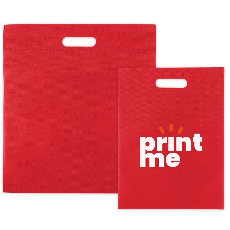 Budget-Non-Woven-Taschen mit Griff 30x40 cm Rot (400 Stück) [FP-DNW027]