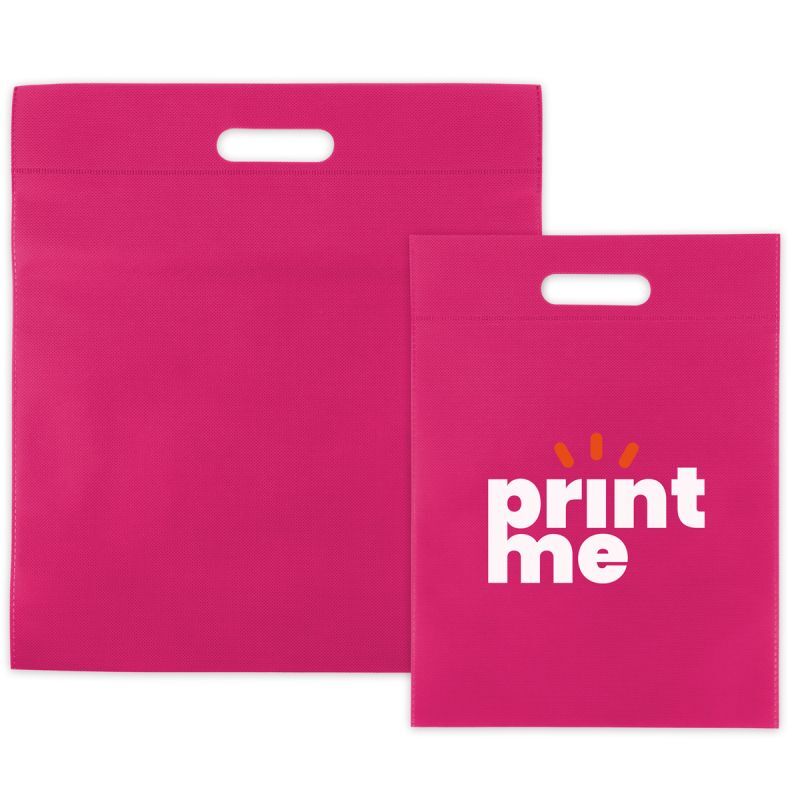 Budget-Non-Woven-Taschen mit Griff 30x40 cm Rosa (400 Stück) [FP-DNW031]
