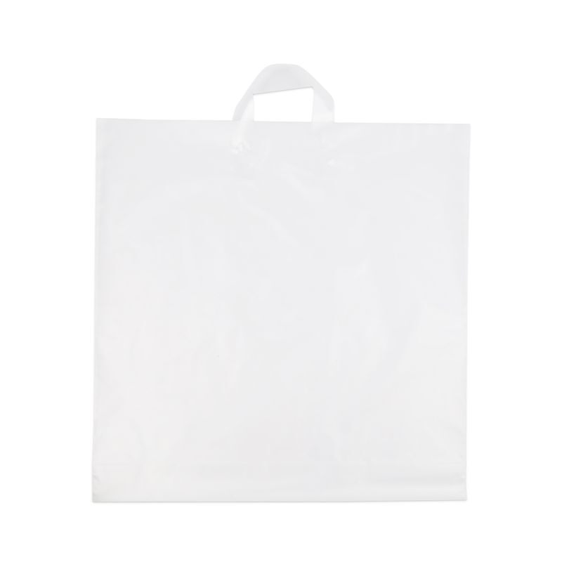 Kunststoff-Henkeltaschen - Halbtransparent 50x50+2x5 cm (250 Stück) [FP-DQL003]