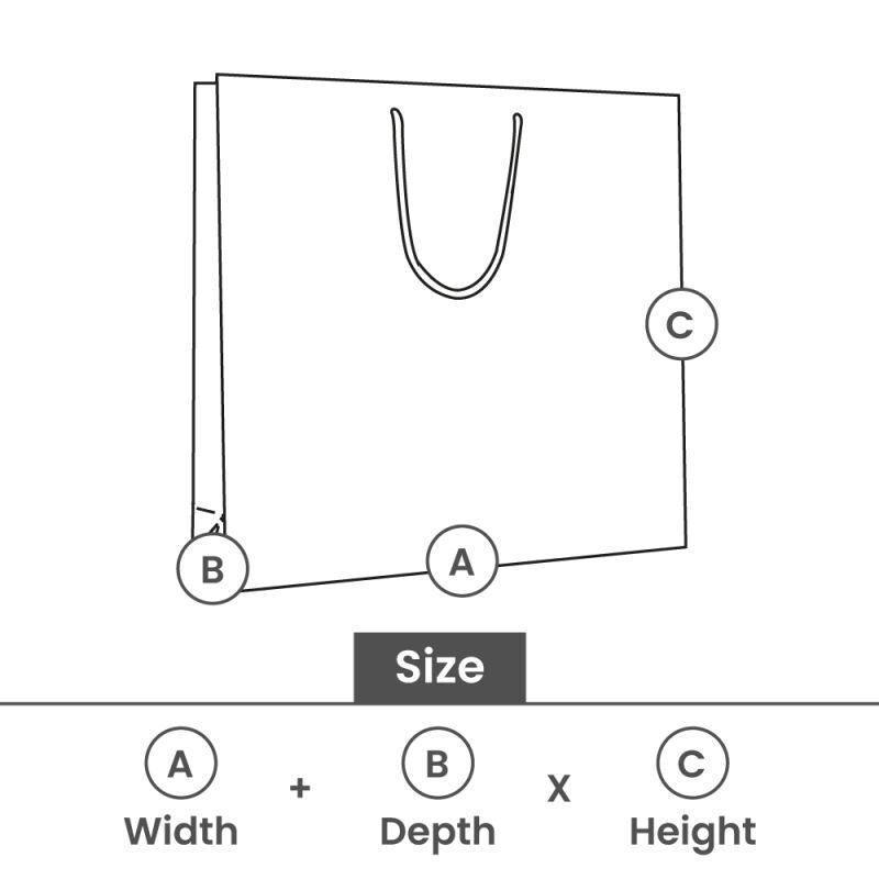 Luxuriöse Papiertaschen Glänzend 40+10x35 cm Weiß (100 Stück) [FP-DPK019]