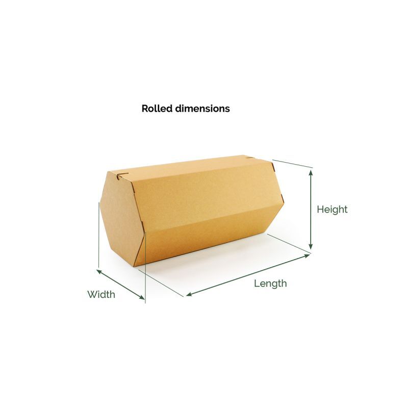 Rollor Premium 45x24,5x21,5 cm Braun (25 Stück) [FP-ROL002]