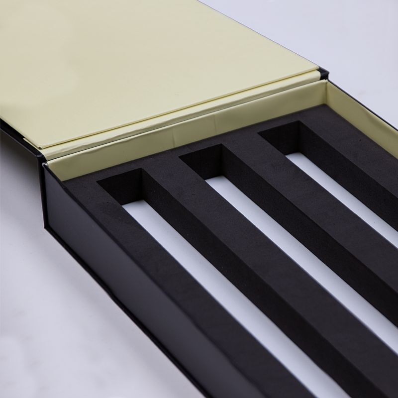 Magnetboxen mit Einlage 19x24,5x4,5 cm Schwarz (40 Stück) [FP-VPD427]
