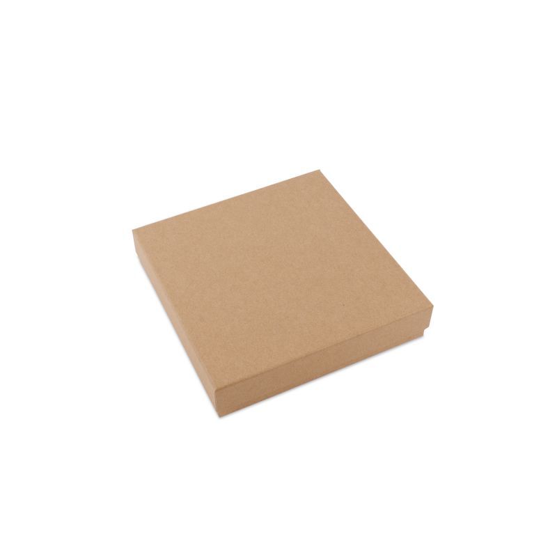 Kraft-Geschenkboxen mit Deckel 20,7x20,7x4,3 cm Braun (20 Stück) [FP-VPL007]