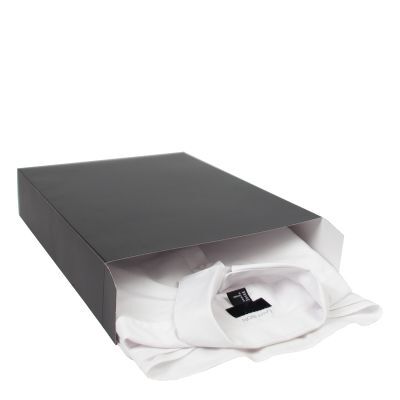 Luxuriöse Hemdenboxen 26x37x7 cm Schwarz (50 Stück) [FP-VPO001]
