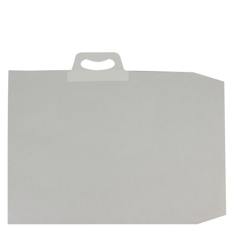 Recycelte Papier-Versandtasche mit Klappverschluss 41x46,5+2x4 cm Weiß (100 Stück) [FP-VZP018]