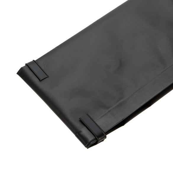 Verschluss-Streifen Klebend 14cm Schwarz (100 Stück) [TT5BKD]