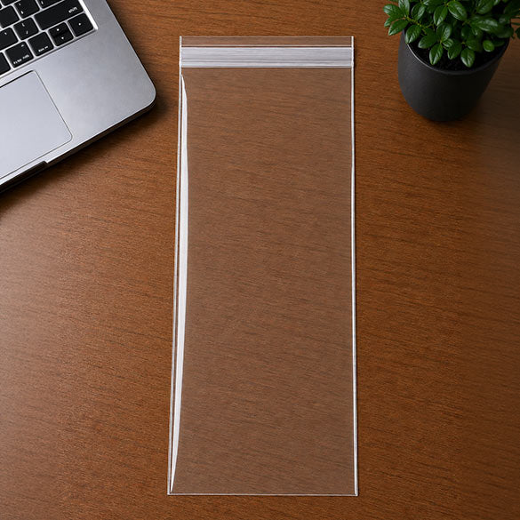 Klappenbeutel 26.5x51.4cm Hochtransparent (100 Stück) [B1020]