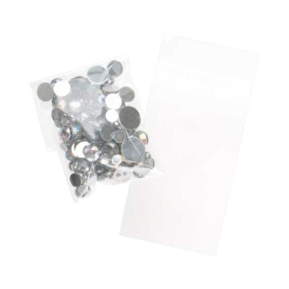 Klappenbeutel 5x7cm Hochtransparent (100 Stück) [B1X2XL]
