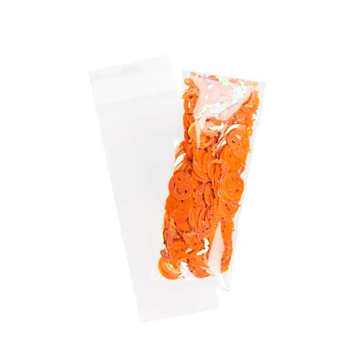 Klappenbeutel 4.8x12.1cm Hochtransparent (100 Stück) [B1X4XL]