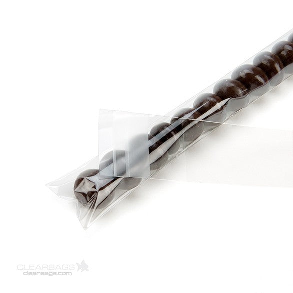 Klappenbeutel 2.5x20.3cm Hochtransparent (100 Stück) [B1X8]