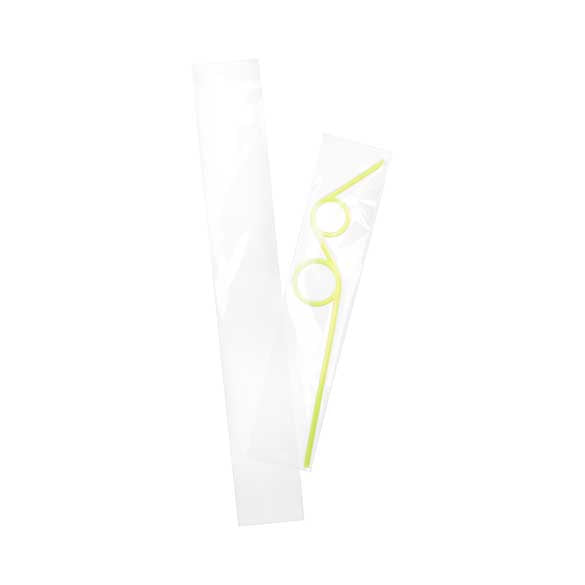 Klappenbeutel 5.7x35.6cm Hochtransparent (100 Stück) [B214]