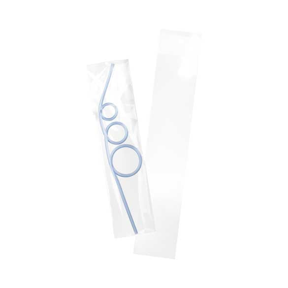 Klappenbeutel 6.4x31.1cm Hochtransparent (100 Stück) [B2X12]