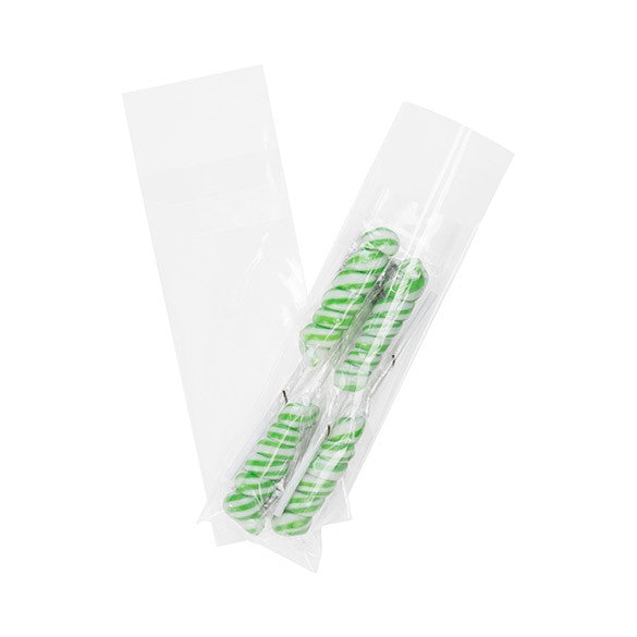 Klappenbeutel 5.6x15.4cm Hochtransparent (100 Stück) [B2X6SPC]