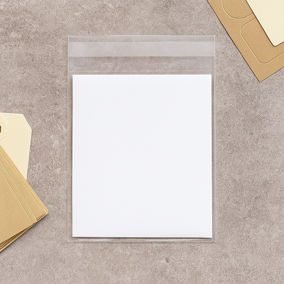 Klappenbeutel 9.2x14.6cm Hochtransparent (100 Stück) [B35M]