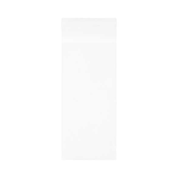 Klappenbeutel 8.5x18cm Hochtransparent (100 Stück) [B37]