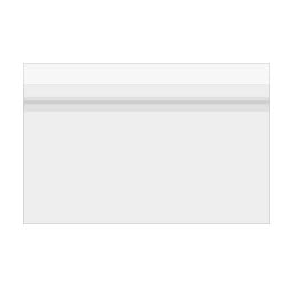 Klappenbeutel 9.7x6cm Hochtransparent (100 Stück) [B3X2XPC]